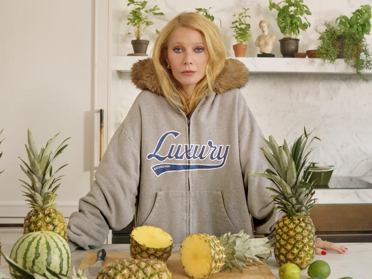 Gwyneth Paltrow wears Balenciaga